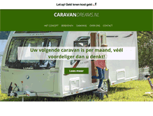 Tablet Screenshot of caravandreams.nl